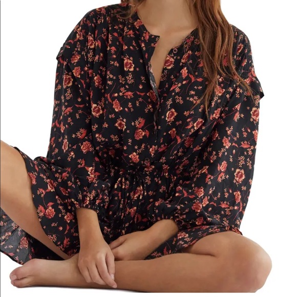 FREE PEOPLE FLOWER FIELDS MINI DRESS SIZE S NEW - Picture 4 of 13